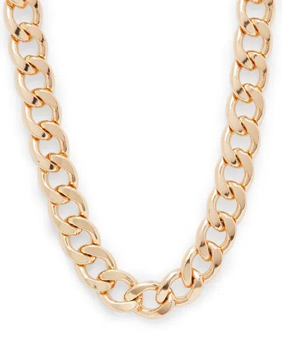 AQUA THICK GOLD-TONE CHAIN NECKLACE, 19 - EXCLUSIVE