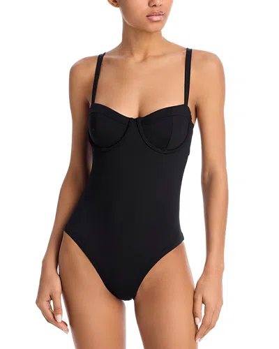 AQUA UNDERWIRE ONE PIECE SWIMSUIT - EXCLUSIVE