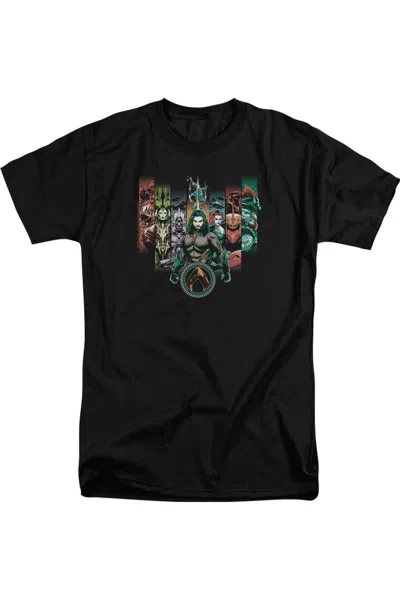 AQUAMAN MOVIE UNITE THE KINGDOMS SHORT SLEEVE ADULT TALL TEE / T-SHIRT