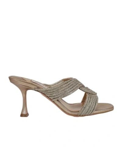 AQUAZZURA AQUAZZURA GATSBY EMBELLISHED MULES
