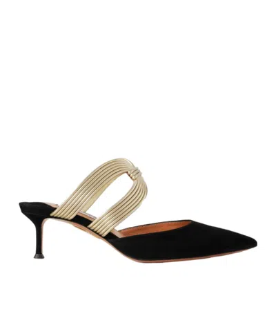 AQUAZZURA 50MM SUEDE PUMPS