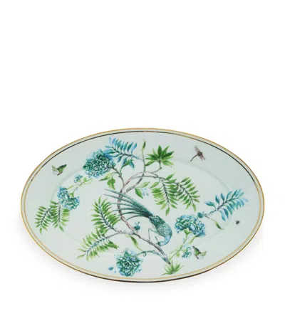 AQUAZZURA SMALL SECRET GARDEN SMALL OVAL PLATTER