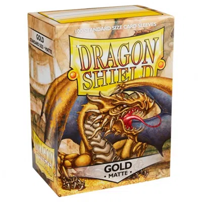 ARCANE TINMEN DP DRAGON SHIELD MATTE, PACK OF 100 - GOLD