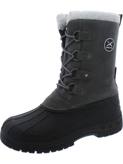 ARCTIX NORDIC WINTER BOOT MENS FAUX LEATHER LACE-UP WINTER & SNOW BOOTS
