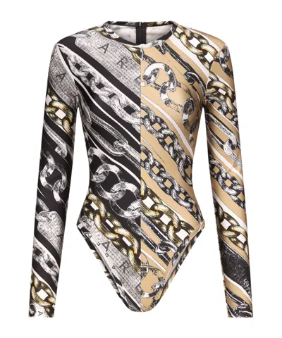 AREA CHAIN LINK-PRINT BODYSUIT