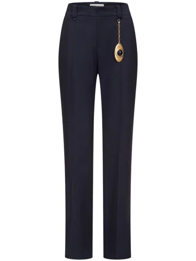AREA CHAIN PLATE STRAIGHT-LEG TROUSERS