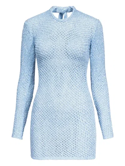 AREA CROCHET MINI DRESS