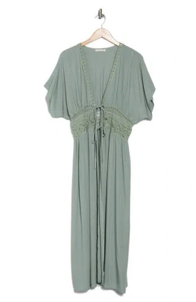 AREA STARS AREA STARS LACE TRIM CARDIGAN DUSTER