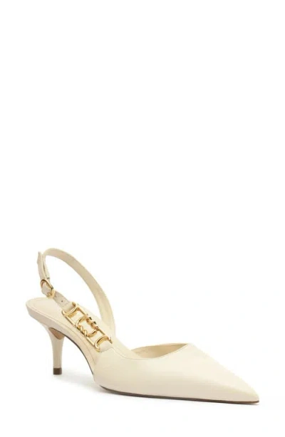 AREZZO AREZZO FAYE HALF D'ORSAY POINTED TOE SLINGBACK PUMP