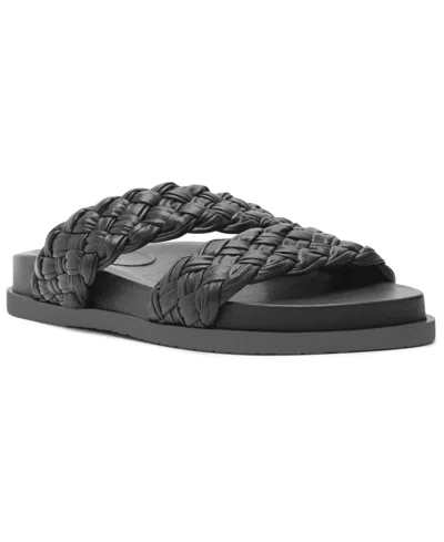 AREZZO WOMEN'S CELINE SLIP-ON FLATFORM SANDALS