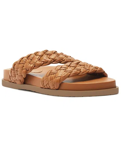 AREZZO WOMEN'S CELINE SLIP-ON FLATFORM SANDALS