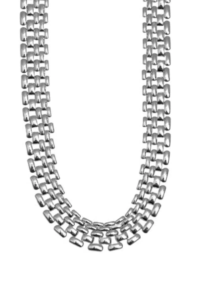 ARGENTO VIVO ARGENTO VIVO STERLING SILVER PANTHERA COLLAR NECKLACE
