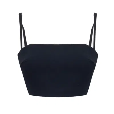 ARIANA BESTEPE WOMEN'S BLACK CAIA CROP TOP