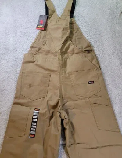 ARIAT ARIAT FR BIB OVERALLS MENS MEDIUM TALL BROWN INSULATED LINED FIRE RESISTANT