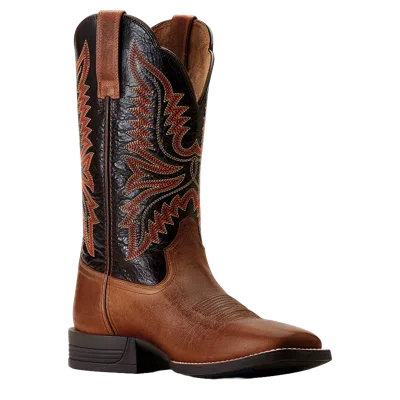 ARIAT ARIAT MEN'S BRUSH CREEK MESA TAN COWBOY WESTERN BOOT 10053579