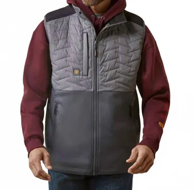ARIAT REBAR CLOUD 9 INSULATED VEST TALL IN GREY