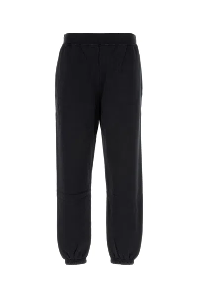 ARIES BLACK COTTON JOGGERS