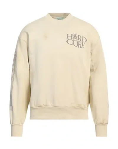 ARIES ARIES MAN SWEATSHIRT CREAM SIZE XL COTTON