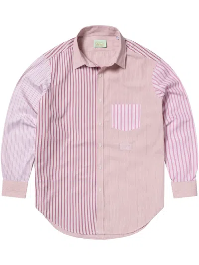 ARIES STRIPED BUTTON-UP SHIRT