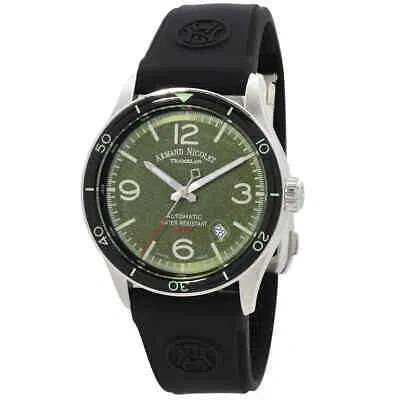 ARMAND NICOLET ARMAND NICOLET M2H AUTOMATIC GREEN DIAL MEN'S WATCH A740HNA-VR-GG2710N