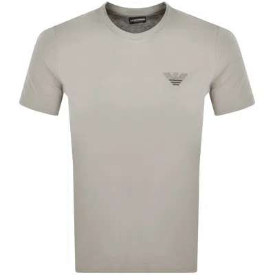 ARMANI COLLEZIONI EMPORIO ARMANI CREW NECK T SHIRT BEIGE