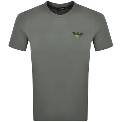 ARMANI COLLEZIONI EMPORIO ARMANI CREW NECK T SHIRT GREEN
