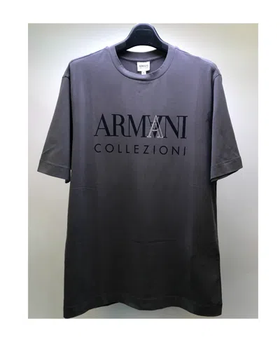 ARMANI COLLEZIONI LOGO DETAILS SHORT-SLEEVED T-SHIRT
