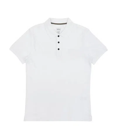 ARMANI COLLEZIONI LOGO EMBROIDERED POLO SHIRT