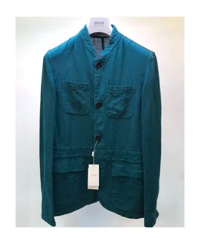 ARMANI COLLEZIONI LONG-SLEEVED CASUAL JACKET