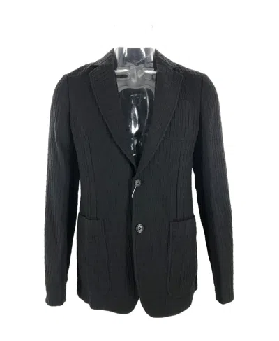 ARMANI COLLEZIONI LONG-SLEEVED SUIT COAT