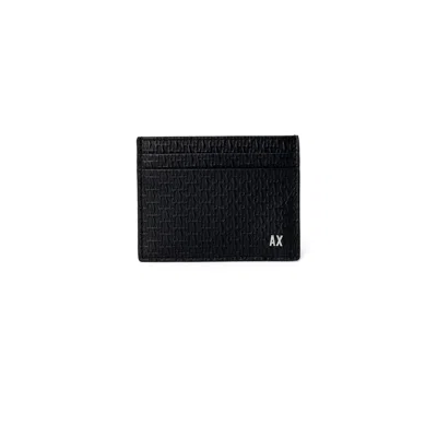 ARMANI EXCHANGE BLACK LEATHER WALLET