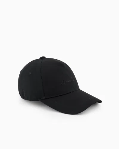 ARMANI EXCHANGE COTTON VISOR HAT