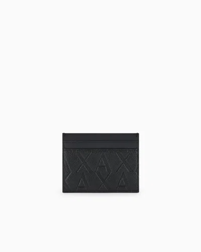 ARMANI EXCHANGE ASV CARD HOLDER WITH MONEY CLIP