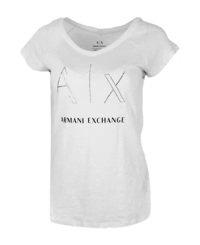 ARMANI EXCHANGE ARMANI EXCHANGE EMBELLISHED V-NECK T-SHIRT