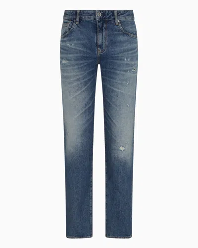 ARMANI EXCHANGE J13 SLIM FIT JEANS IN COTTON DENIM
