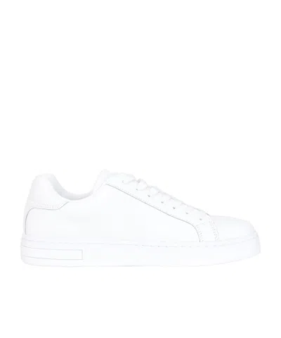 ARMANI EXCHANGE LEATHER SNEAKERS
