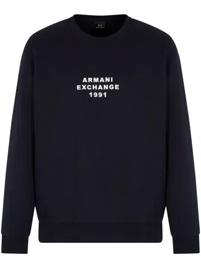 ARMANI EXCHANGE LOGO-DETAIL SWEATSHIRT