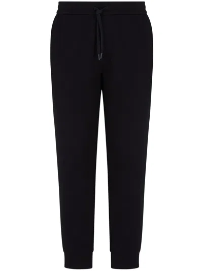 ARMANI EXCHANGE LOGO-EMBROIDERED TRACK PANTS
