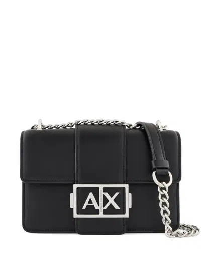 ARMANI EXCHANGE LOGO-PLAQUE CROSSBODY BAG
