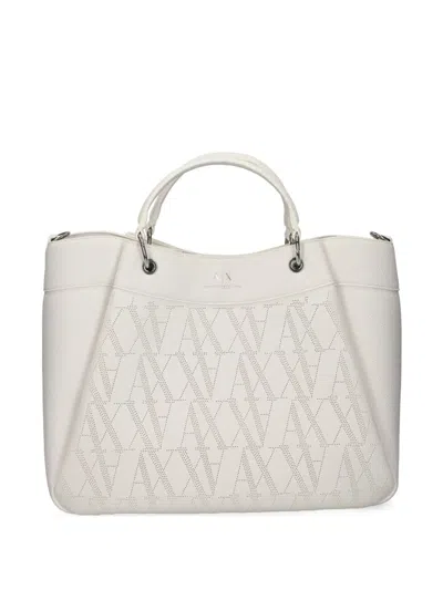 ARMANI EXCHANGE MONOGRAM-PATTERN TOTE BAG