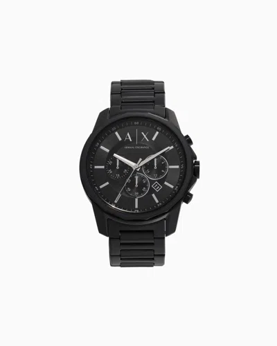 ARMANI EXCHANGE ARMANI EXCHANGE CHRONOGRAPH BLACK STAINLESS STEEL WATCH