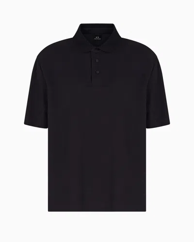 ARMANI EXCHANGE REGULAR FIT PIQUE POLO