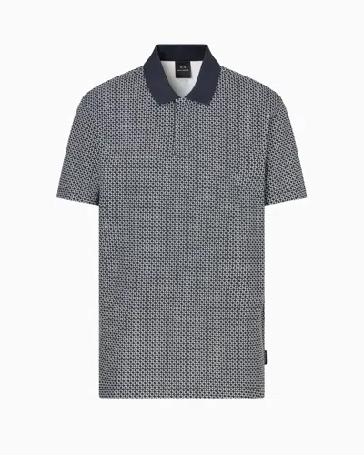 ARMANI EXCHANGE REGULAR FIT POLO SHIRT IN STRETCH JERSEY