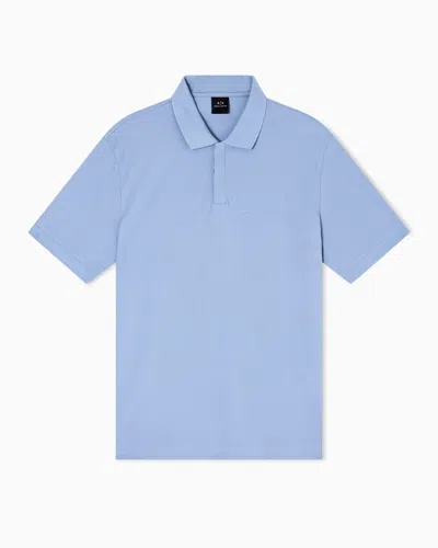 ARMANI EXCHANGE REGULAR FIT POLO SHIRT WITH TONE-ON-TONE LOGO