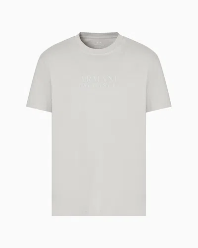 ARMANI EXCHANGE REGULAR FIT T-SHIRT WITH ASV LOGO