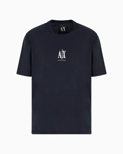 ARMANI EXCHANGE REGULAR FIT T-SHIRT IN COTTON JERSEY