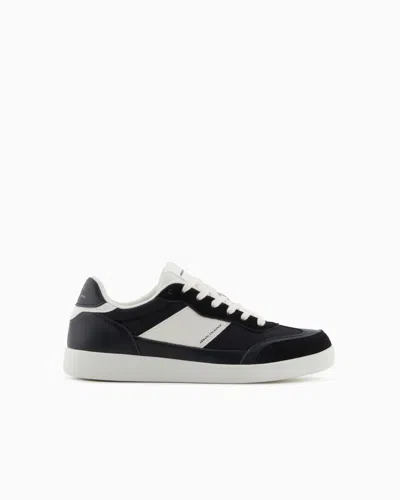 ARMANI EXCHANGE SNEAKERS WITH CONTRASTING SIDE BAND