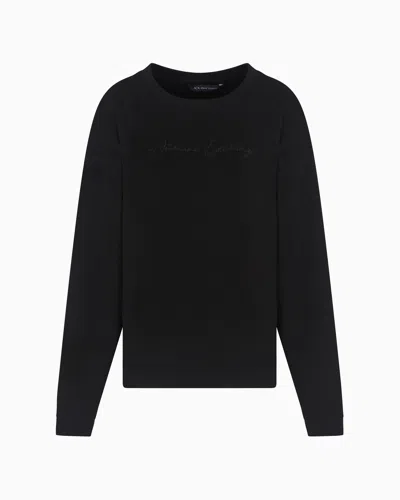 ARMANI EXCHANGE BASIC CREWNECK SWEATSHIRT
