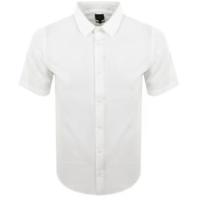 ARMANI EXCHANGE ARMANI EXCHANGE TEXTURED SHIRT OFF WHITE