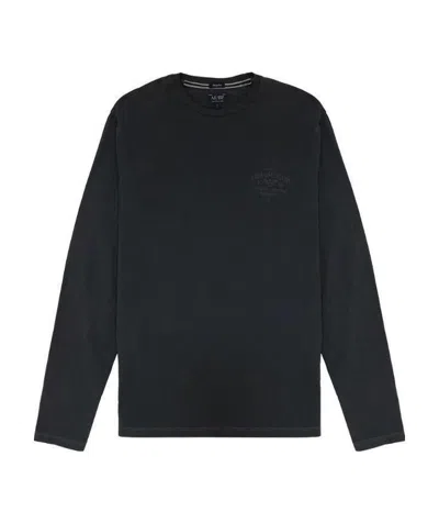 ARMANI JEANS DETAIL LONG-SLEEVED T-SHIRT